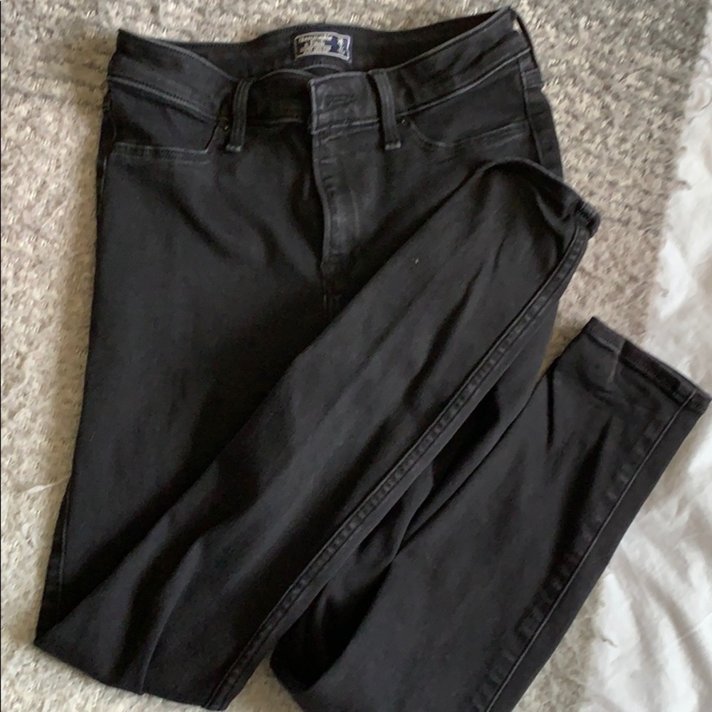 Abercrombie & Fitch Black Skinny Jeans